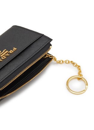 Detail View - Click To Enlarge - PRADA - Saffiano Leather Keychain Coin Purse
