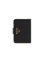 PRADA Small Re Nylon Leather Logo Wallet Women Lane Crawford