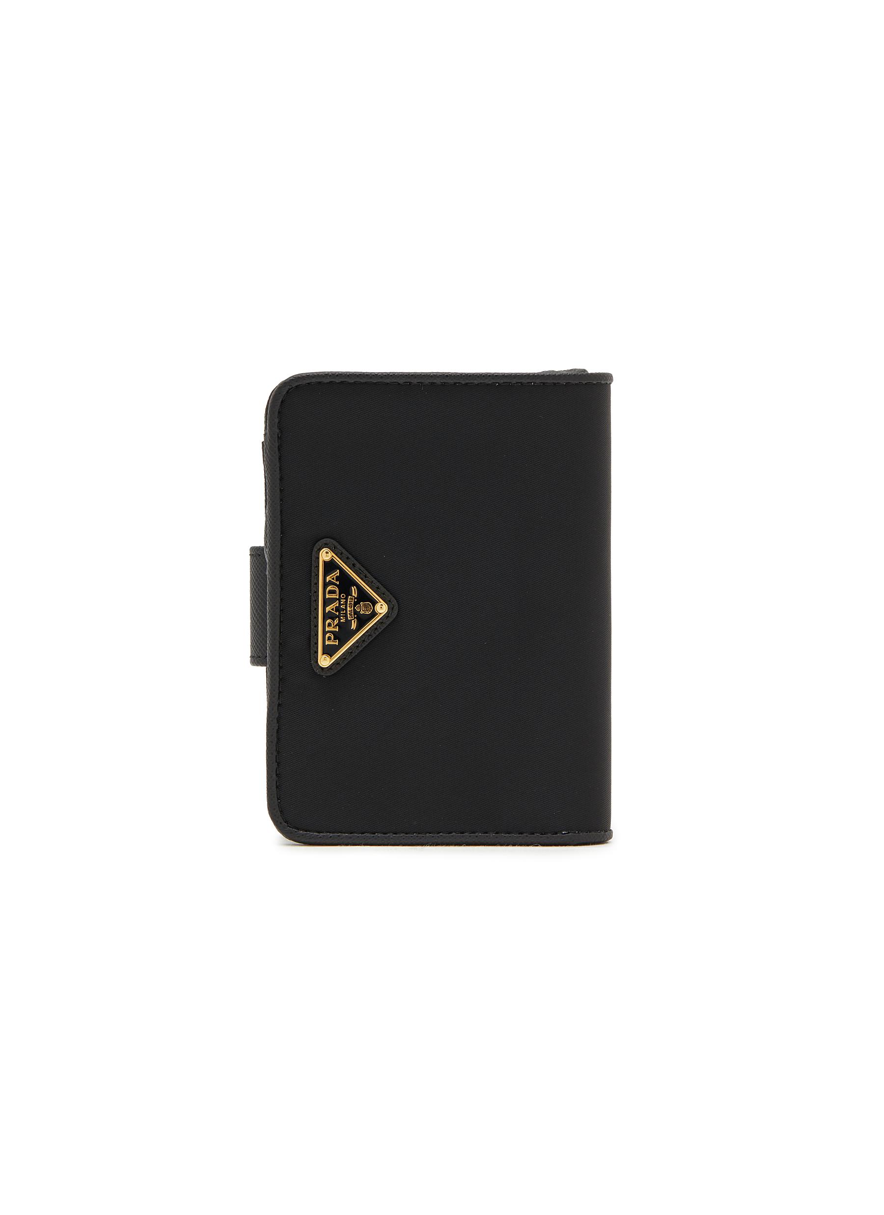PRADA Small Re Nylon Leather Logo Wallet Women Lane Crawford