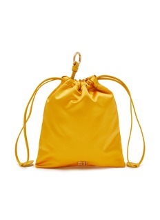 【MIUMIU】Mini Duchesse CrystalEmbellished Pouch（関税込み） Miu Miu Mini Duchesse Crystal-Embellished Pouch in White | Lyst