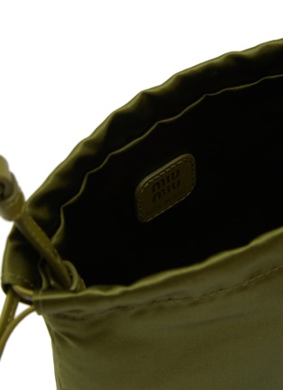 MIU MIU | Mini Duchesse Contenitori Satin Drawstring Pouch MIU MIU | Mini Duchesse Contenitori Satin Drawstring Pouch