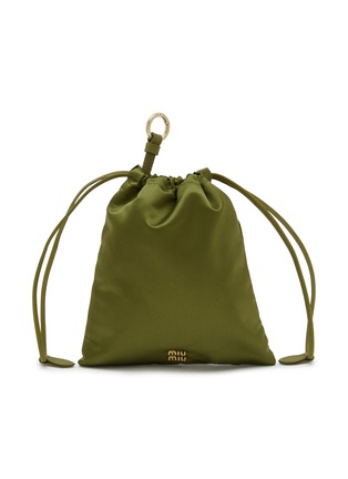 Main View - Click To Enlarge - MIU MIU - Mini Duchesse Contenitori Satin Drawstring Pouch