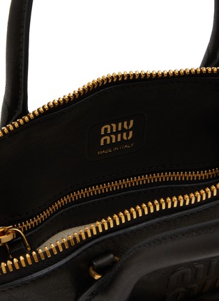 Detail View - Click To Enlarge - MIU MIU - Small Aventure Top Handle Leather Bag