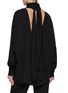 Back View - Click To Enlarge - KHAITE - Bex Scarf Neck Silk Top