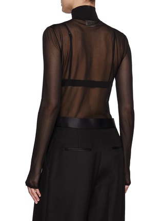Back View - Click To Enlarge - KHAITE - Tallin Sheer Bodysuit