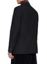 Back View - Click To Enlarge - KOLOR - Double Breasted Contrast Insert Wool Blazer