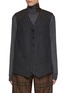 Main View - Click To Enlarge - KOLOR - Single Breasted Gold-toned Dot Embellished Vest