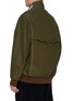 Back View - Click To Enlarge - KOLOR - Stand Collar Contrast Patchwork Bomber Jacket