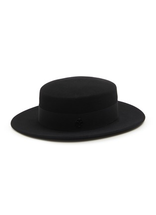 Main View - Click To Enlarge - MAISON MICHEL - Kiki Wool Felt Canotier Hat