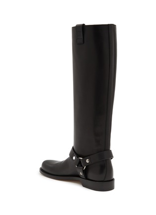 Detail View - Click To Enlarge - LOEWE - Campo Leather Biker Tall Boots