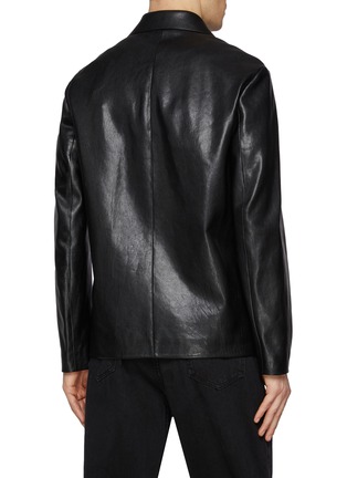 Back View - Click To Enlarge - THE ROW - Notch Lapel Leather Jacket