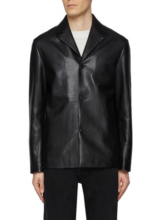 Main View - Click To Enlarge - THE ROW - Notch Lapel Leather Jacket