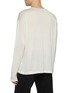 Back View - Click To Enlarge - THE ROW - Angelo Stitched Edges Cashmere Silk T-Shirt