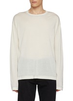 Tシャツ・カットソー The Row Keyla T-Shirt In Cashmere Lila Top Brown in Cashmere – The Row
