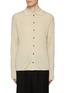 Main View - Click To Enlarge - THE ROW - Spread Collar Linen Silk Cardigan