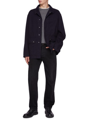 Figure View - Click To Enlarge - THE ROW - Frank Snap Button Cotton Jacket