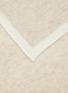 Detail View - Click To Enlarge - UTO - Knit Frame Cashmere Scarf — Sand/White