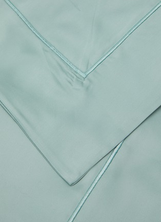 Detail View - Click To Enlarge - CELSO DE LEMOS - Bourdon King Size Duvet Cover — Lichen