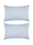 Main View - Click To Enlarge - CELSO DE LEMOS - Secret Pillowcase Set of 2 — Sky Blue