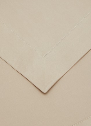 Detail View - Click To Enlarge - CELSO DE LEMOS - Secret Bottom Flat Sheet — Linen