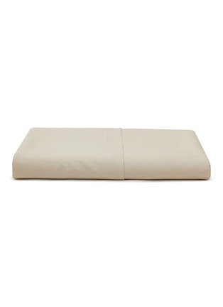 Main View - Click To Enlarge - CELSO DE LEMOS - Secret Bottom Flat Sheet — Linen