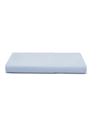 Main View - Click To Enlarge - CELSO DE LEMOS - Secret Bottom Flat Sheet — Sky Blue