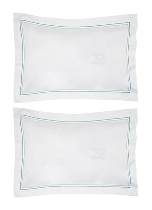 Main View - Click To Enlarge - CELSO DE LEMOS - Hana Pillowcase Set of 2 — Lichen