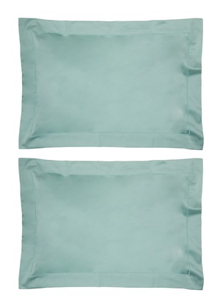 Main View - Click To Enlarge - CELSO DE LEMOS - Bourdon Pillowcase Set of 2 — Lichen