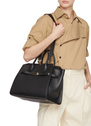 Figure View - Click To Enlarge - VALEXTRA - Borsa Milano Leather Bag