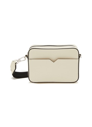 Main View - Click To Enlarge - VALEXTRA - Small Reporter Leather Shoulder Bag