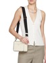 Figure View - Click To Enlarge - VALEXTRA - Small Reporter Leather Shoulder Bag