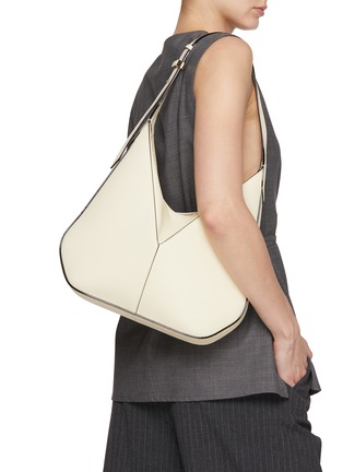 Figure View - Click To Enlarge - VALEXTRA - Borsa Vivi Leather Hobo Bag