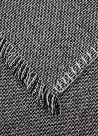 Detail View - Click To Enlarge - ALONPI - Theo Throw — Black