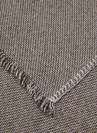 Detail View - Click To Enlarge - ALONPI - Theo Throw — Brown