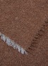 Detail View - Click To Enlarge - ALONPI - Region Textured Cashmere Silk Throw — Vicuna