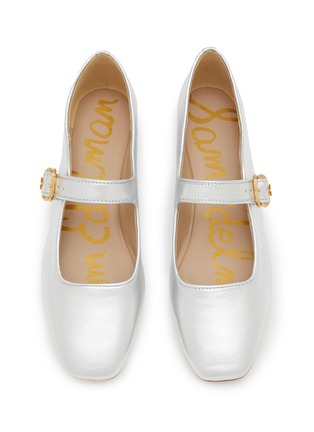 Detail View - Click To Enlarge - SAM EDELMAN - Michaela Leather Mary Jane Flats