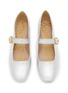 Detail View - Click To Enlarge - SAM EDELMAN - Michaela Leather Mary Jane Flats