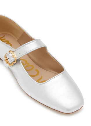 Detail View - Click To Enlarge - SAM EDELMAN - Michaela Leather Mary Jane Flats