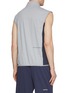 Back View - Click To Enlarge - MANORS - Contrast Panel Half Zip Vest