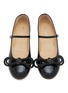Detail View - Click To Enlarge - MACH & MACH - Double Bow Patent Leather Mary Jane Flats