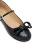 Detail View - Click To Enlarge - MACH & MACH - Double Bow Patent Leather Mary Jane Flats