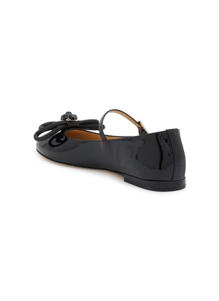  - MACH & MACH - Double Bow Patent Leather Mary Jane Flats