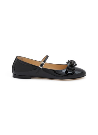 Main View - Click To Enlarge - MACH & MACH - Double Bow Patent Leather Mary Jane Flats