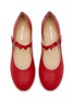 Detail View - Click To Enlarge - MACH & MACH - Petit Coeur Mary Jane Leather Ballerinas Flats