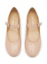 Detail View - Click To Enlarge - MACH & MACH - Petit Coeur Mary Jane Leather Ballerinas Flats