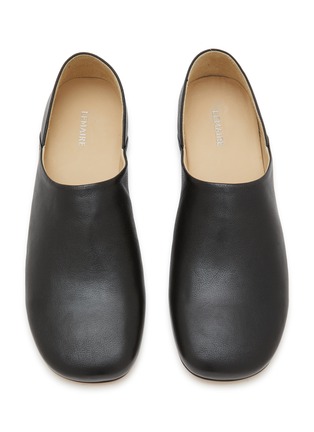 Detail View - Click To Enlarge - LEMAIRE - Leather Flat Slippers