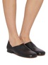 Figure View - Click To Enlarge - LEMAIRE - Leather Flat Slippers