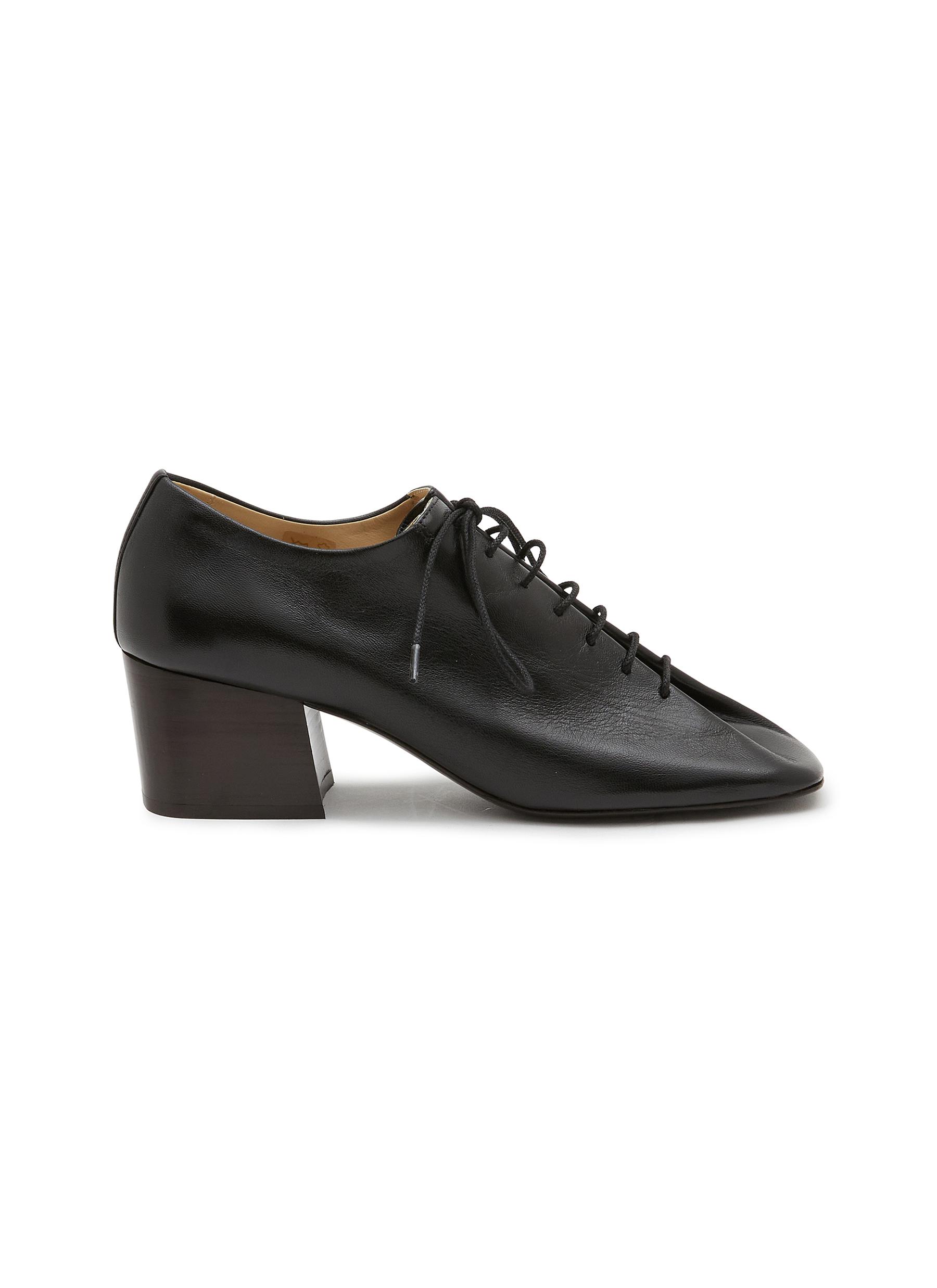 LEMAIRE Souris Leather Derby Shoes 55 Women Lane Crawford