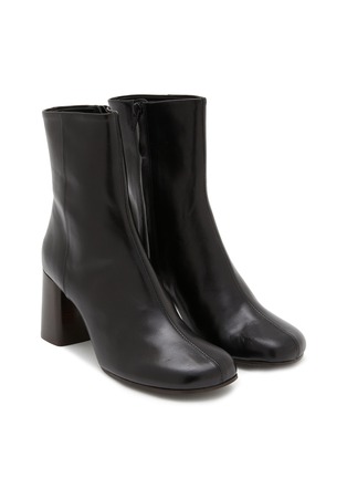 Detail View - Click To Enlarge - LEMAIRE - Anatomic 80 Glossy Leather Boots