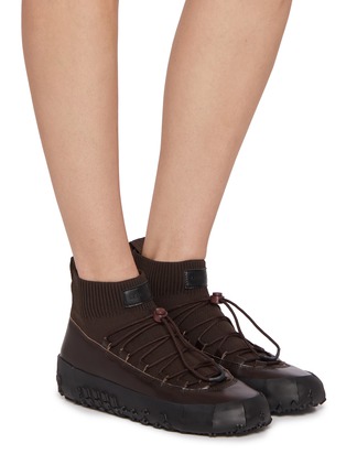 Figure View - Click To Enlarge - LEMAIRE - Vibram Leather Women's Sneakers